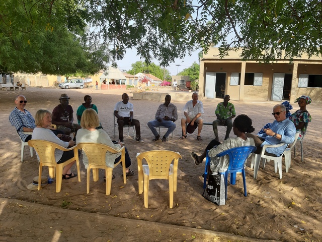 Im Dialog: Gossas und Schwabach tauschen sich aus.