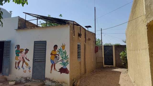 Gebäude des Kindergartens Stéphane Boujarde.