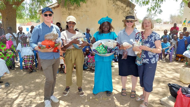 Zeremonieller Empfang der Delegation im Mai 2022