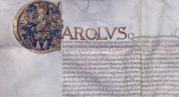 Wappenbrief Kaiser Karl V.(1523)