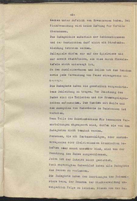 StadtASC Stadtratsprotokoll 1938 06 08 Gegenstand 1 002