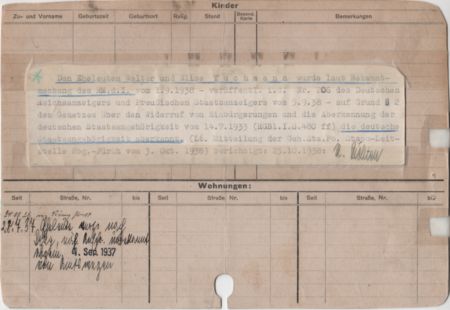 Einwohnermeldekartei