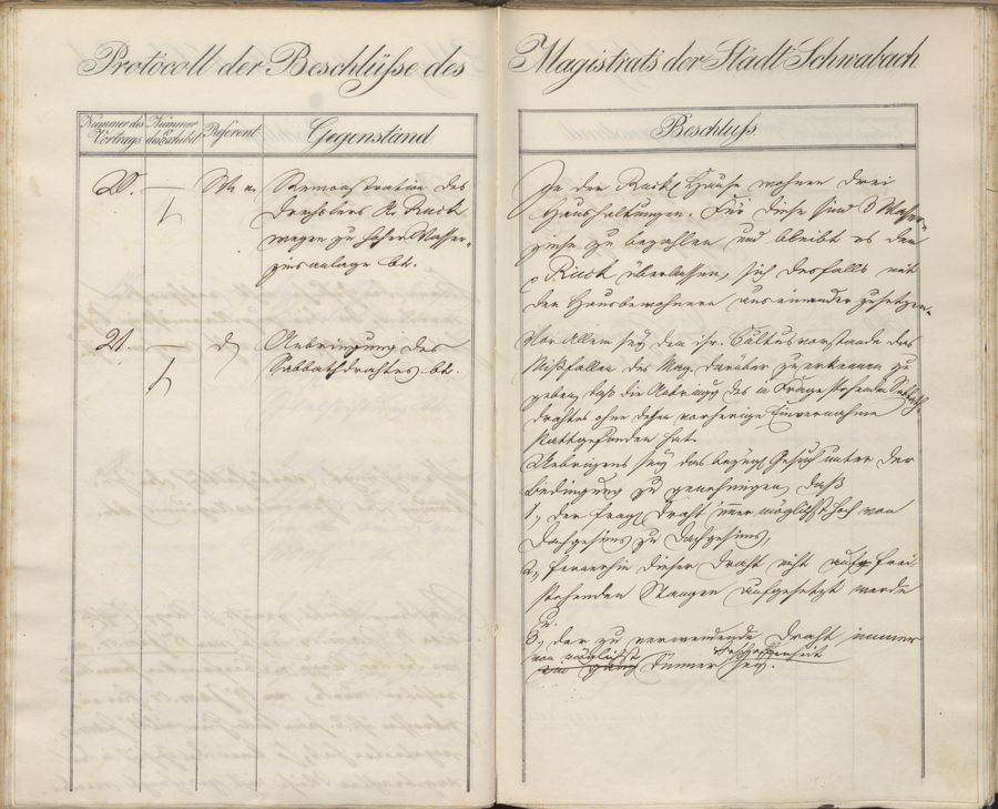 StadtASC Magistratsprotokoll 1875 02 26 Nr des Vortrags 021