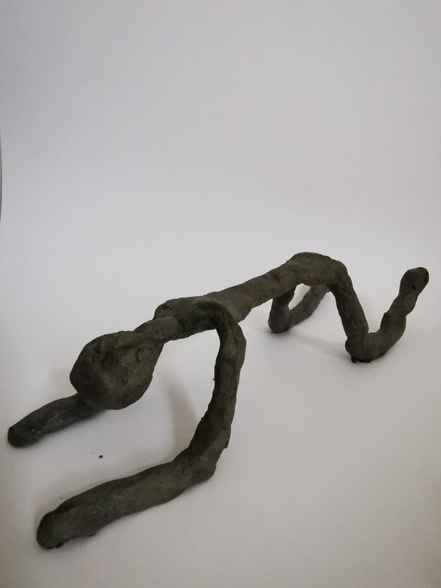 Plastik nach  „Der Junge im gestreiften Pyjama“, Karl-Dehm-Mittelschule