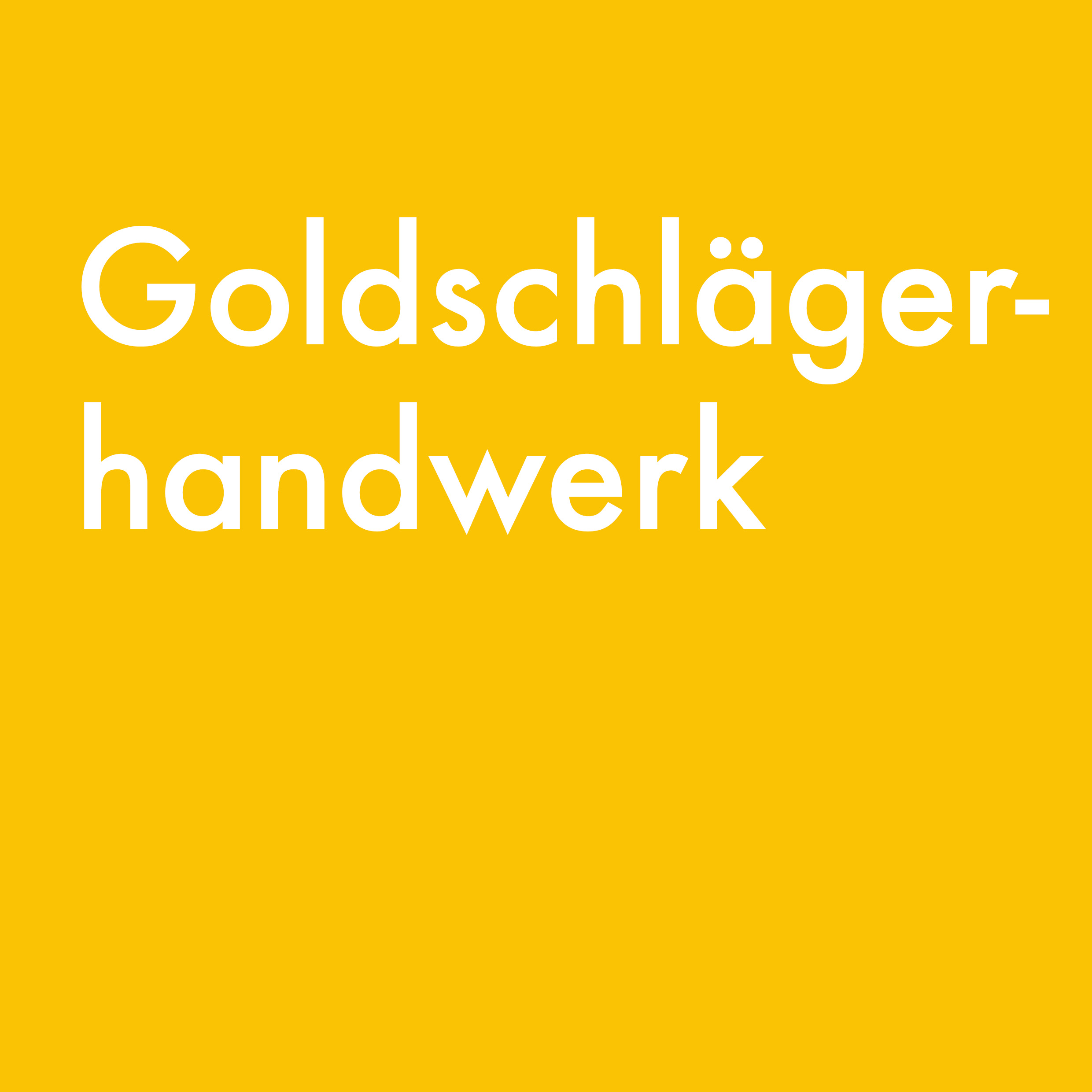Goldschlägerhandwerk