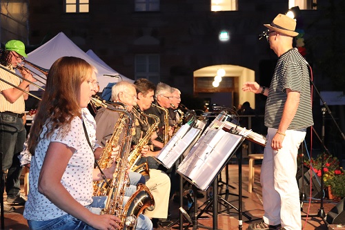 Auftritt der Big Band am Open Air 2019