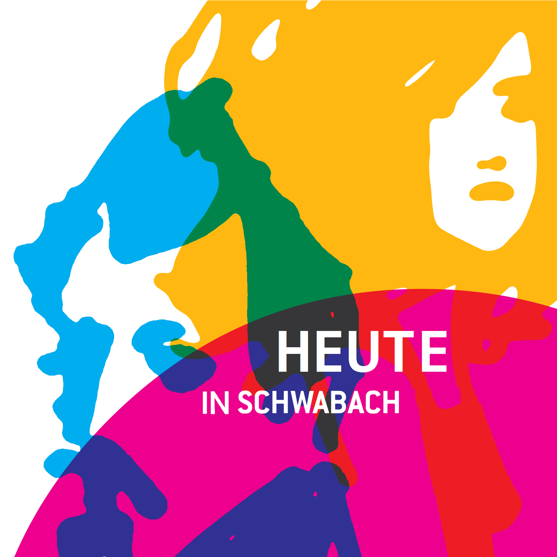 Zwei gezeichnete Köpfe, ein Mann, eine Frau und der Schriftzug 