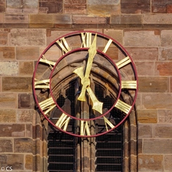 Kirchturmuhr II CS Kachelbild