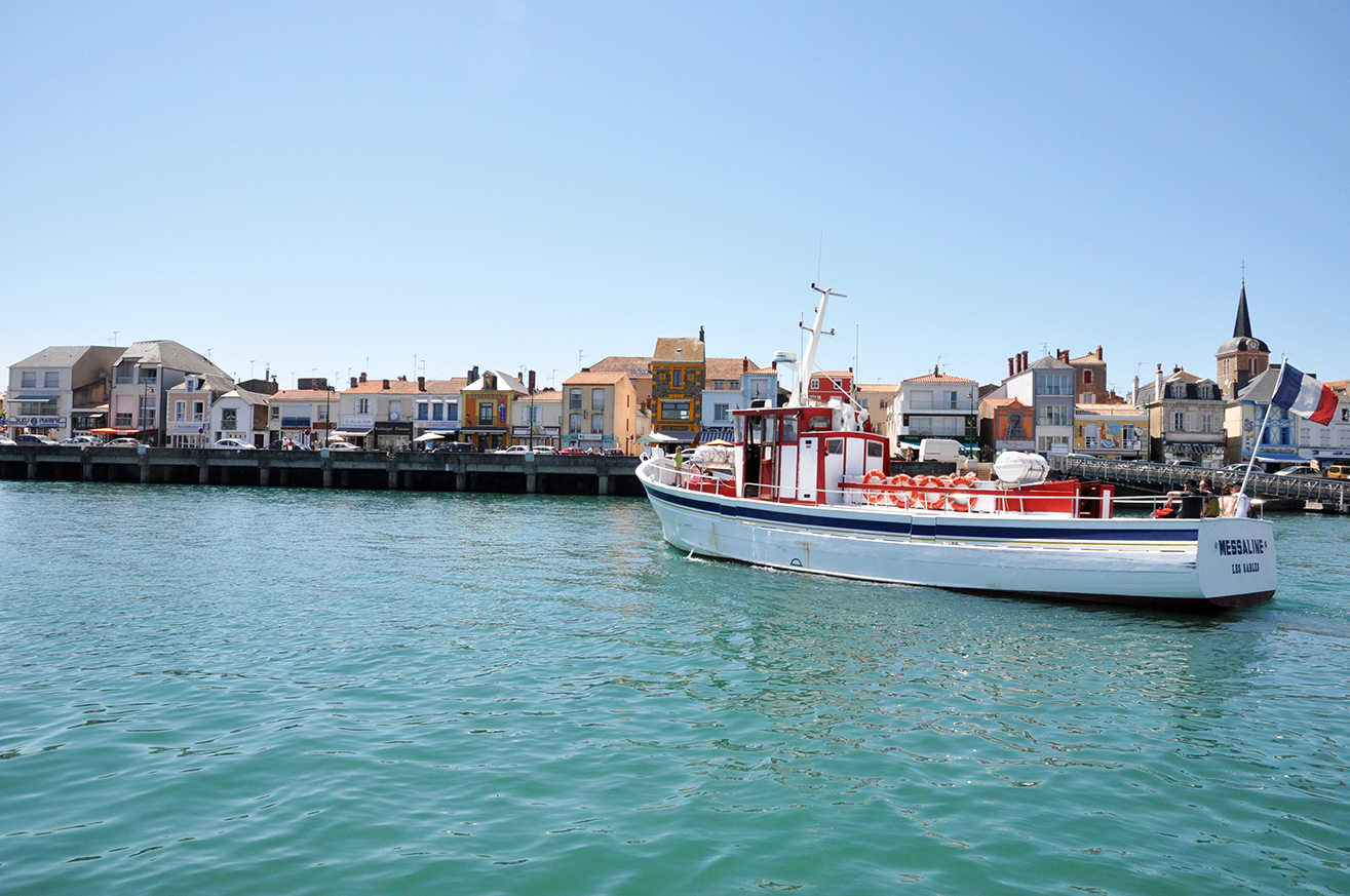 Ansicht vom Meer aus