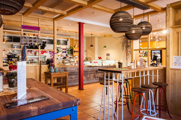 Innenansicht des Bistros