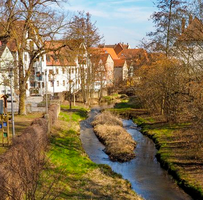Wöhrwiese und Stadtmauer