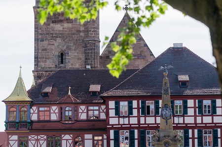Foto Blick auf das Rathaus 