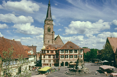 Wochenmarkt in Schwabach